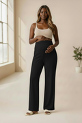 CloudSoft™ Full Belly Maternity Pants Black