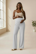 CloudSoft™ Full Belly Maternity Pants Grey