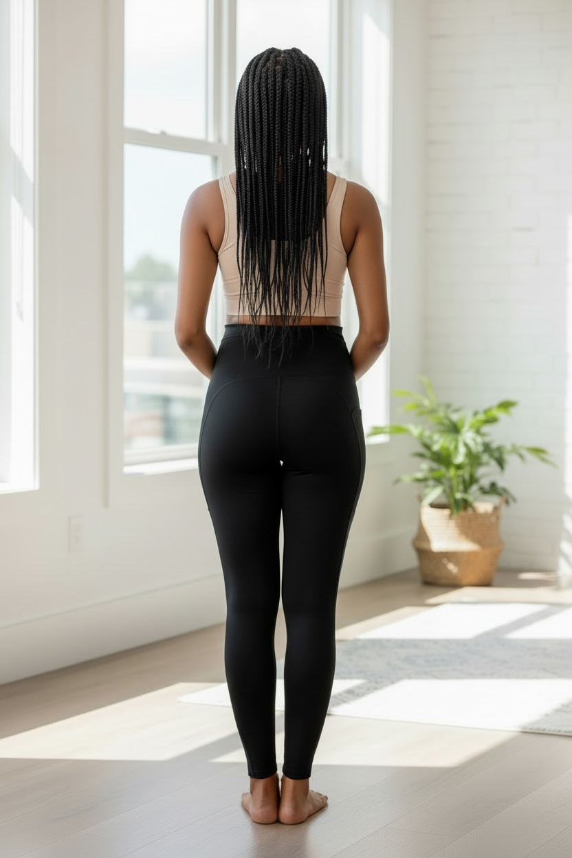 CloudSoft™ Full Belly Maternity Leggings Black