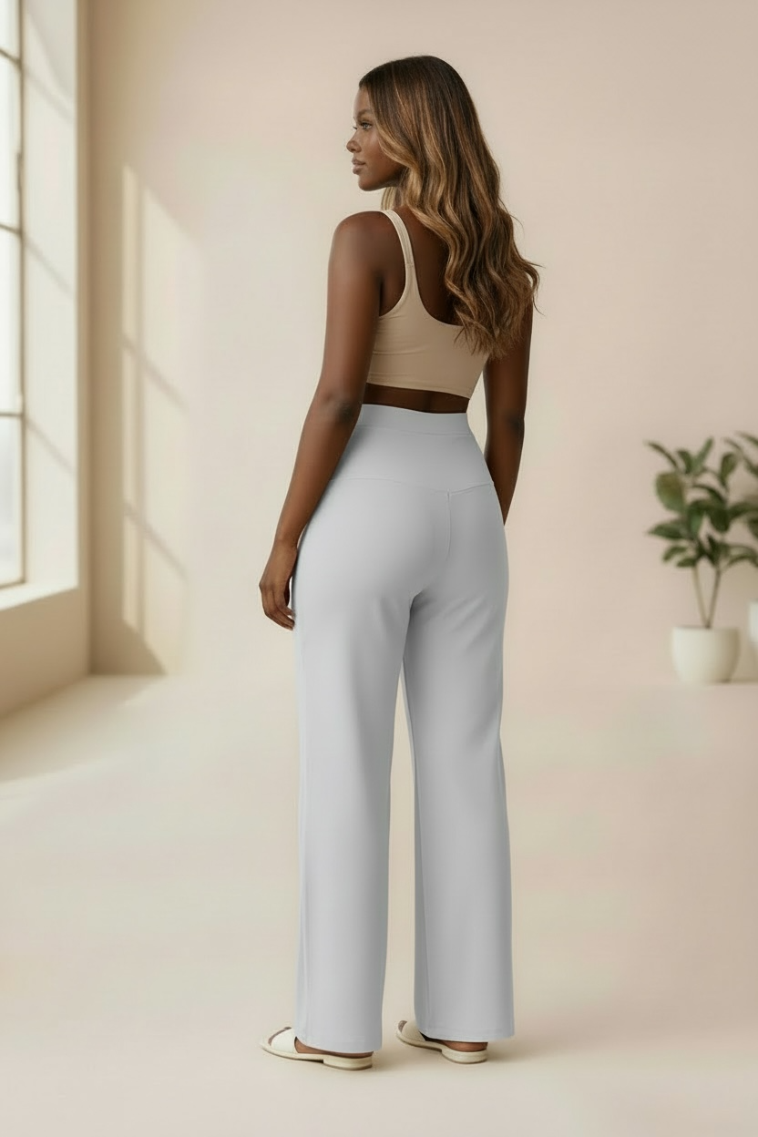 CloudSoft™ Full Belly Maternity Pants Grey
